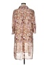 Cato 100% Polyester Paisley Tan Casual Dress Size XL - photo 2