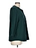 Lands' End Teal 3/4 Sleeve Button-Down Shirt Size L - photo 4