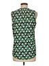 SJS Argyle Green Sleeveless Blouse Size M - photo 2