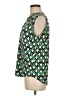 SJS Argyle Green Sleeveless Blouse Size M - photo 5