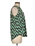 SJS Argyle Green Sleeveless Blouse Size M - photo 4