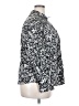 Lane Bryant Paisley Silver Long Sleeve Button-Down Shirt Size 18 - photo 4