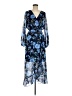 SLNY 100% Polyester Blue Casual Dress Size 6 - photo 1
