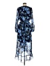 SLNY 100% Polyester Blue Casual Dress Size 6 - photo 2