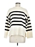 Unbranded 100% Polyester Stripes Ivory Pullover Sweater Size M - photo 1