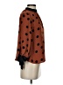 Haute Monde 100% Polyester Polka Dots Brown 3/4 Sleeve Blouse Size S - photo 4