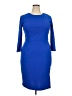 Unbranded Solid Blue Cocktail Dress Size 2X (estimated) - photo 1