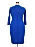Unbranded Solid Blue Cocktail Dress Size 2X (estimated) - photo 2