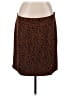 Glamorous 100% Polyester Animal Print Brown Casual Skirt Size 16 - photo 1