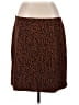 Glamorous 100% Polyester Animal Print Brown Casual Skirt Size 16 - photo 2