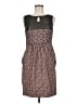 Moulinette Soeurs 100% Polyester Graphic Brown Casual Dress Size 6 - photo 1