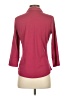 J. McLaughlin Burgundy 3/4 Sleeve Blouse Size S - photo 2