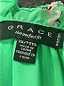 Grace 100% Polyester Green 3/4 Sleeve Blouse Size 3X - photo 7