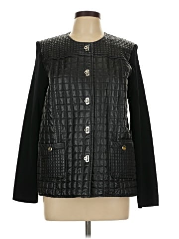 Peter Nygard Leather Jacket (view 1)