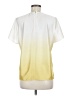 Worthington 100% Polyester Color Block Ivory Short Sleeve Blouse Size M - photo 2