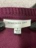Something Navy Burgundy Pullover Sweater Size S - photo 7