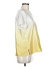 Worthington 100% Polyester Color Block Ivory Short Sleeve Blouse Size M - photo 4