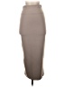 Fabletics Solid Gray Ivory Formal Skirt Size S - photo 1