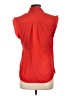 Ann Taylor 100% Polyester Red Sleeveless Blouse Size 10 - photo 2