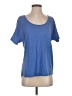 Amadi 100% Cotton Blue Short Sleeve Top Size S - photo 1