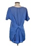 Amadi 100% Cotton Blue Short Sleeve Top Size S - photo 2