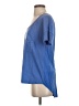 Amadi 100% Cotton Blue Short Sleeve Top Size S - photo 5