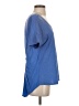 Amadi 100% Cotton Blue Short Sleeve Top Size S - photo 4