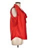 Ann Taylor 100% Polyester Red Sleeveless Blouse Size 10 - photo 4