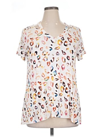 White Birch Short Sleeve Blouse (view 1)