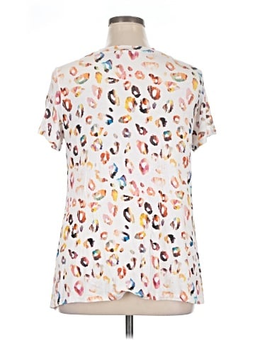 White Birch Short Sleeve Blouse (view 2)