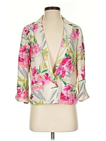 Elizabeth and James Silk Blazer (view 1)