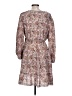 Max Studio 100% Polyester Paisley Brown Casual Dress Size L - photo 2