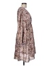 Max Studio 100% Polyester Paisley Brown Casual Dress Size L - photo 4