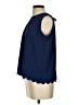 Coco + Carmen Blue Sleeveless Blouse Size S - photo 5