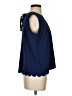 Coco + Carmen Blue Sleeveless Blouse Size S - photo 4