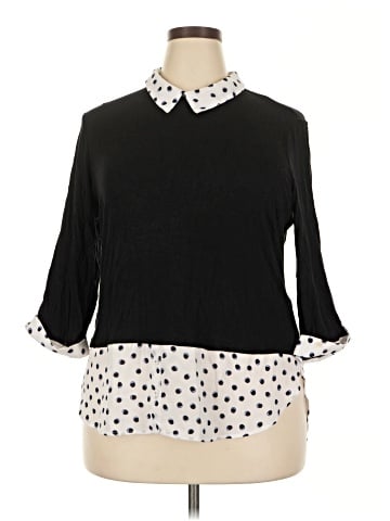 Elle 3/4 Sleeve Blouse (view 1)