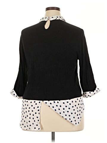 Elle 3/4 Sleeve Blouse (view 2)
