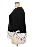 Elle Polka Dots Black 3/4 Sleeve Blouse Size XXL - photo 5