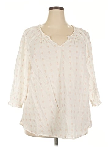 Lane Bryant 3/4 Sleeve Blouse (view 1)