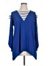 Ashley Stewart Blue 3/4 Sleeve Blouse Size 14 Plus - photo 1