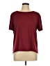 Shein Burgundy Short Sleeve Top Size 12 - photo 1