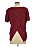 Shein Burgundy Short Sleeve Top Size 12 - photo 2