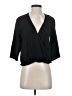 Zara 100% Polyester Black 3/4 Sleeve Blouse Size S - photo 1