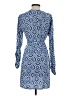 Escapada 100% Rayon Print Blue Casual Dress Size S - photo 2