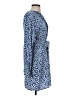 Escapada 100% Rayon Print Blue Casual Dress Size S - photo 4