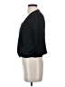 Zara 100% Polyester Black 3/4 Sleeve Blouse Size S - photo 5