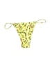 Unbranded Print Yellow Swimsuit Bottoms Size S - photo 1