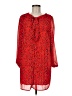Shein 100% Polyester Red Casual Dress Size Med Plus - photo 1