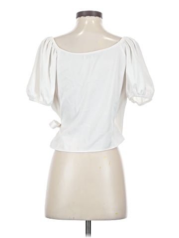 WAYF Short Sleeve Blouse (view 2)