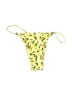 Unbranded Print Yellow Swimsuit Bottoms Size S - photo 2